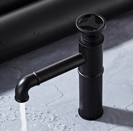 Baterie lavoar aspect industrial negru mat [2]