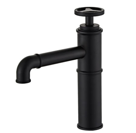 Baterii lavoar - Baterie lavoar aspect industrial negru mat