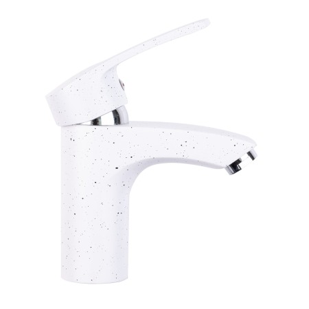 Baterii Sanitare - Baterie lavoar baie alba GRANIT
