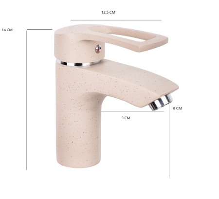 Baterie lavoar baie bej GRANIT [3]