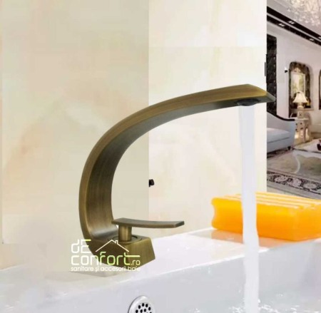 Baterie lavoar bronz  antichizat  CASTEL Retro montare chuveta [0]