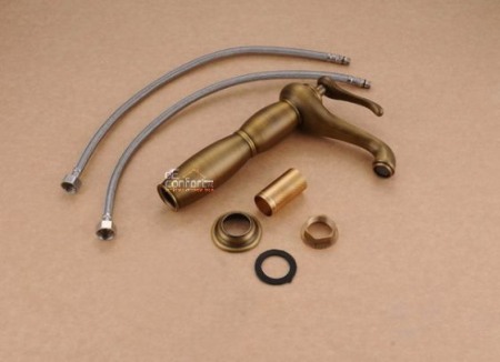 Baterie lavoar bronz Kimi antichizata montare pe blat [2]