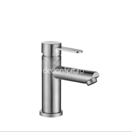 Baterie lavoar inox STEEL aspect mat ventil chiuveta inclus [0]