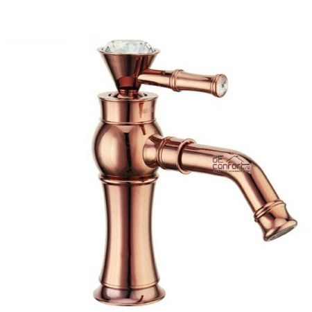Baterie lavoar Rose Gold Benin cu pipa rotativa apa calda-rece [1]