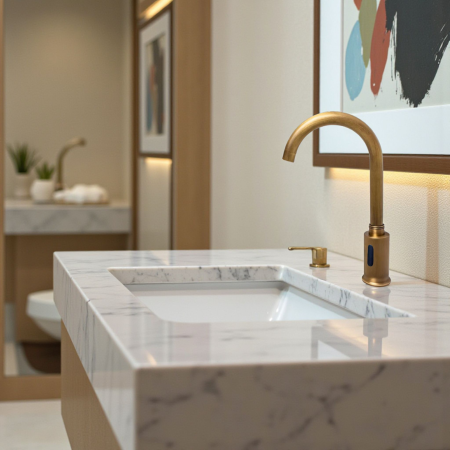 Baterie senzor functionare automata pentru lavoar HighFlow antichizata [1]