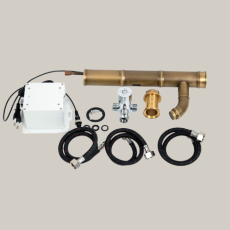 Baterie lavoar senzor inalta Soweto bronz antichizat fara atingere [2]