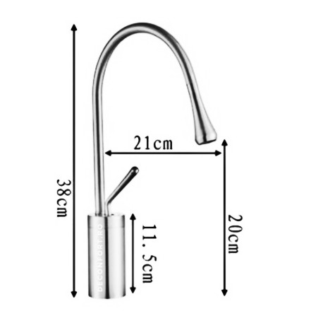 Baterie lebada lavoar Drop culoare alba [3]