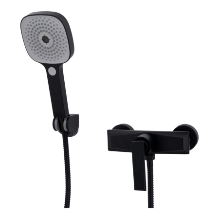 Baterii cada / dus - Baterie neagra cabina dus din alama slim KASA