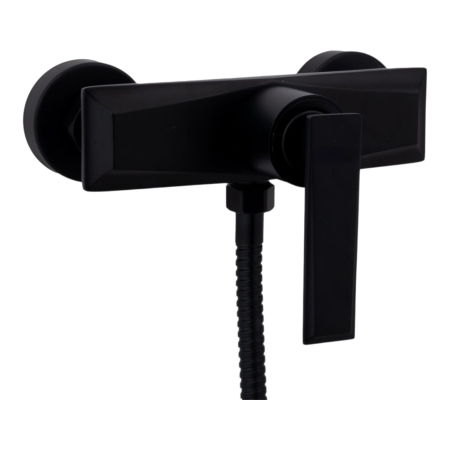 Baterie neagra cabina dus din alama slim KASA [2]
