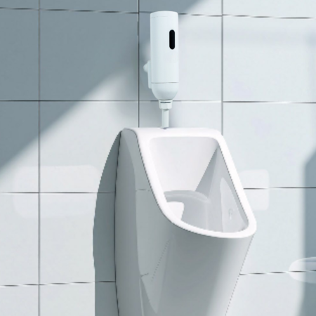 Baterie pisoar senzor functionare automata profesionala alba [1]