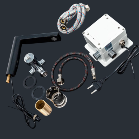 Baterie profesionala senzor lavoar Style negru functionare automata [2]