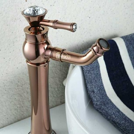 Baterie retro montare blat Rose Gold Benin apa calda-rece [1]