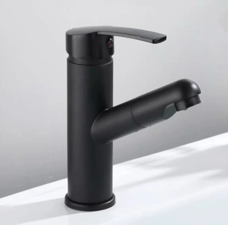 Baterie salon lavoar dus extractabil neagra AGS [3]