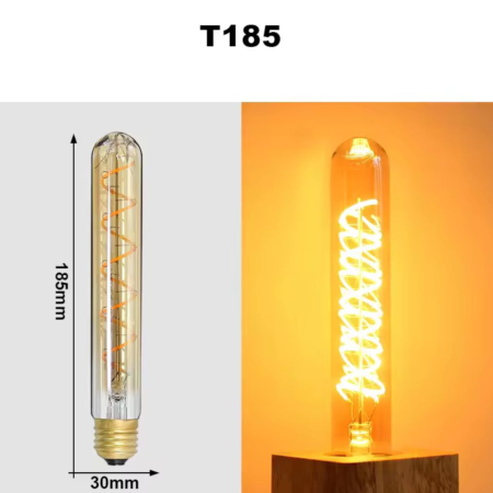 Bec LED T185 Edisson incandescent 4W Lumina Calda E27 [1]