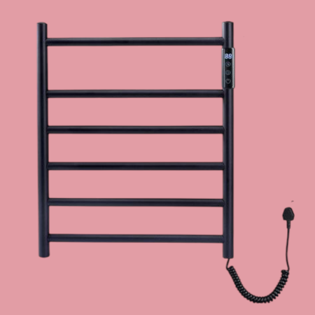 Calorifer electric uscare prosop baie 4 elementi culoare negru [1]
