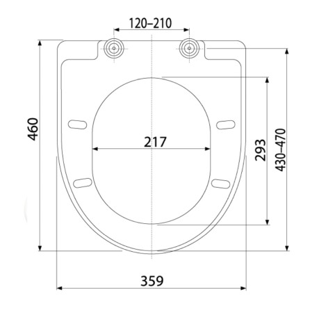 Capac wc softclose duroplast antibacterian închidere lenta [1]