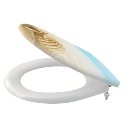 Capac wc softclose SHELL duroplast antibacterian închidere lenta