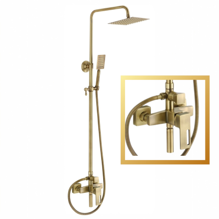 Coloana / panou dus - Coloana dus antichizata MILO aspect modern