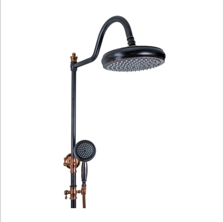 Coloana dus antichizata negru roz auriu 3 functii [1]