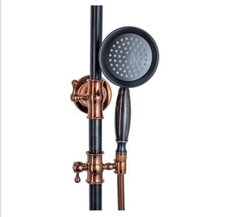 Coloana dus antichizata negru roz auriu 3 functii [2]