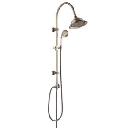 Coloana dus bronz antichizat pentru bateria cada dus Venice