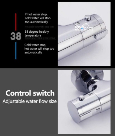 Coloana dus cu baterie termostatata CARA Thermo temperatura reglabila [3]
