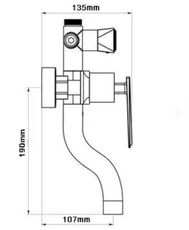 Coloana dus negru antic CMK 3 functii [3]