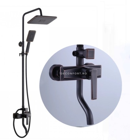 Coloana / panou dus - Coloana dus negru antic CMK 3 functii