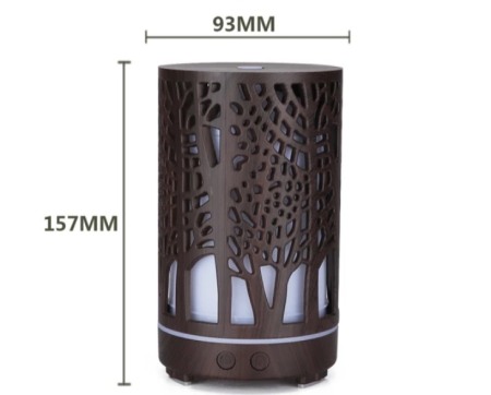 Difuzor uleiuri esențiale aromaterapie Wood Tower wenghe [3]