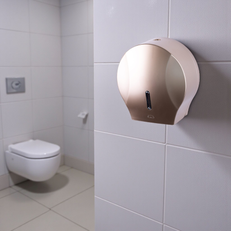 Dispenser auriu pentru rola hartie igienica mare JUMBO [1]