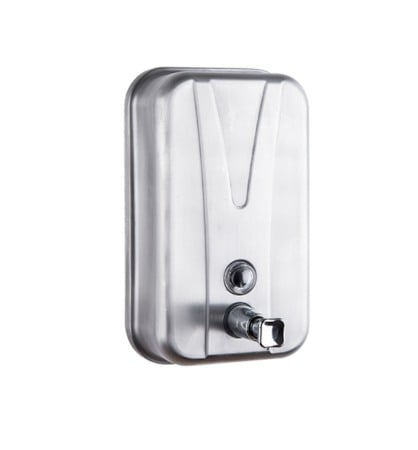 Dispenser hartie-sapun - Dispenser detergent lichid 500ml satinat aspect mat metalic