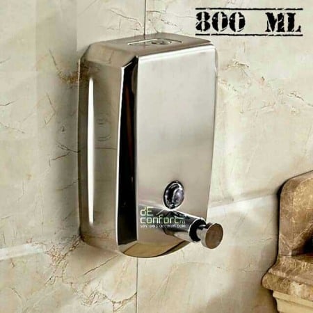 Dispensere sapun lichid - Dispenser detergent lichid 800ml satinat antivandalism inchidere cheie