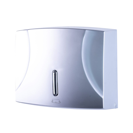 Dispensere Hartie - Dispenser prosoape hartie pliate gri inchidere cheie plastic ABS