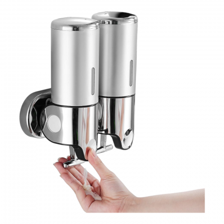 Dispenser hartie-sapun - Dispenser detergen sapun gel dus dublu dozator detergent lichid