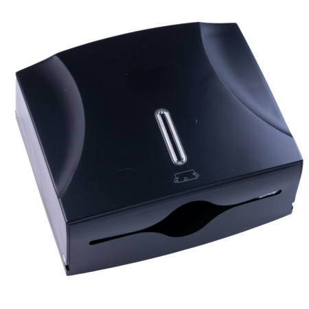 Dispenser servetele hartie plastic negru inchidere cheie 300 buc [3]