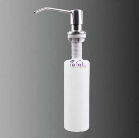 Dispenser hartie-sapun - Dozator sapun satinat incastrat in blat sau chiuveta bucatarie