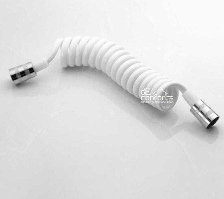 Furtun dus bideu spiralat alb 150cm [1]