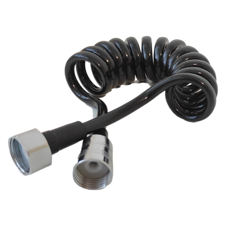 Furtun dus bideu spiralat negru 150cm [2]