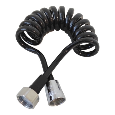 Set bideu para dus furtun spiralat negru [3]