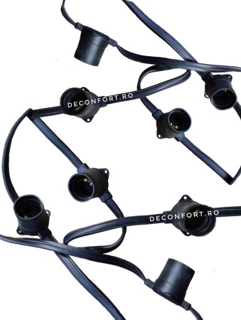 Ghirlanda luminoasa cablu iluminat led terasa fasung E27 [1]