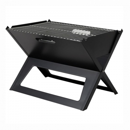 Gratar pliabil multifunctional metalic pentru camping