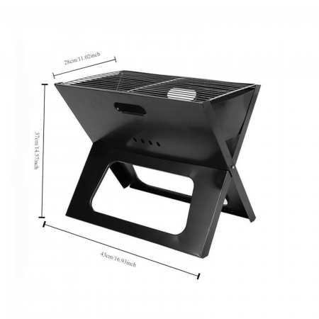 Gratar pliabil multifunctional metalic pentru camping [2]