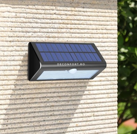 Lampa incarcare solara 48LED SMD cu senzor miscare  iluminat exterior [0]