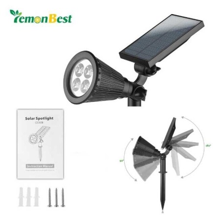 Lampa  led SPOT incarcacator solar si flux lumina dirijabil [0]