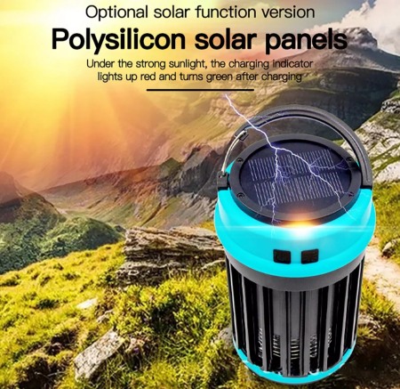 Lampa lumina ultraviolet insecte încărcare solara [0]