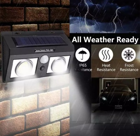 Lampă solară LED cu senzor mișcare și lumina [0]