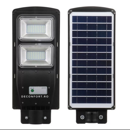 Lampa stradala LED 60w panou solar incarcare cu senzor lumina [5]