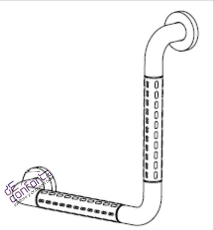 Maner sprijin persoane dizabilitati 90 grade antibacterian Dikalan [2]