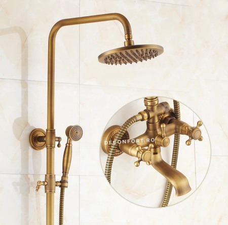 Panou dus bronz Kamas retro trei functii