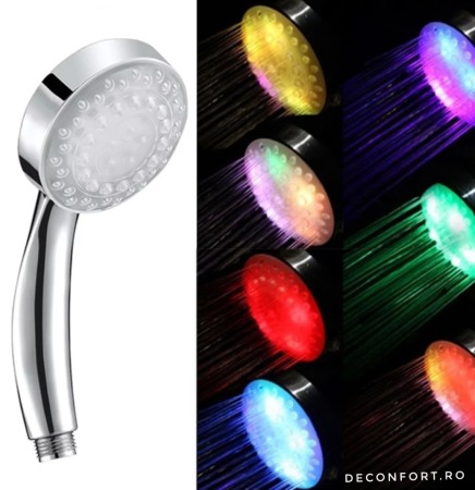 Para dus led jet unic apa iluminare automata 7 culori [1]
